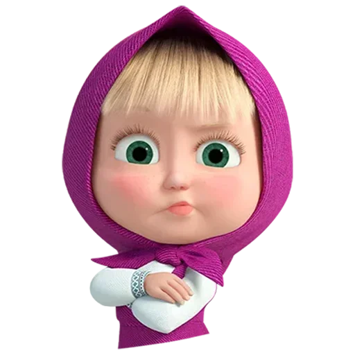 😒 Стикер «Лето с Машей Без Текста» для Telegram