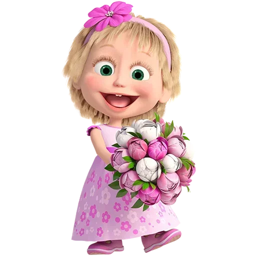 💐 Стикер «Лето с Машей Без Текста» для Telegram