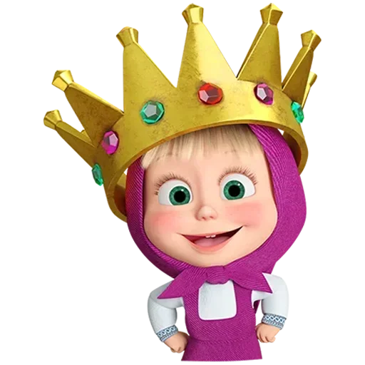 👸 Стикер «Лето с Машей Без Текста» для Telegram