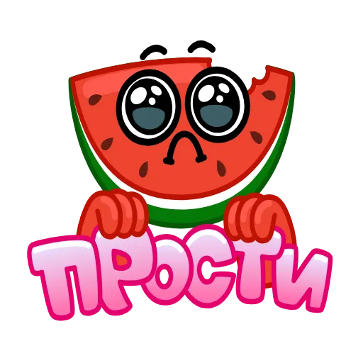 🥺 Стикер «Летние слова» для Telegram