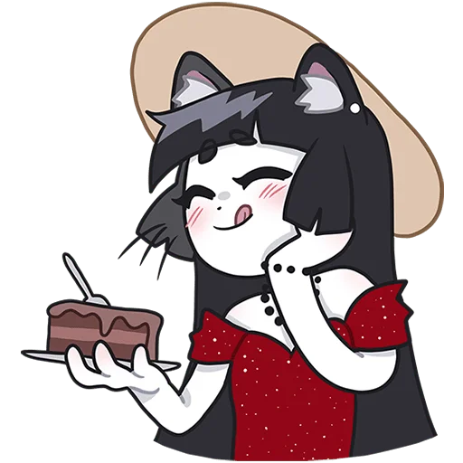 🍰 Стикер «Летняя Зизи Без Текста» для Telegram