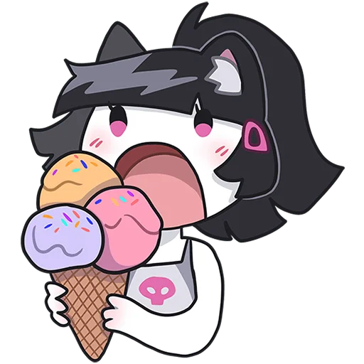 🍦 Стикер «Летняя Зизи Без Текста» для Telegram