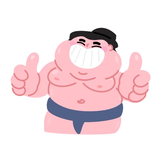 👍 Стикер «Sumo» для Telegram