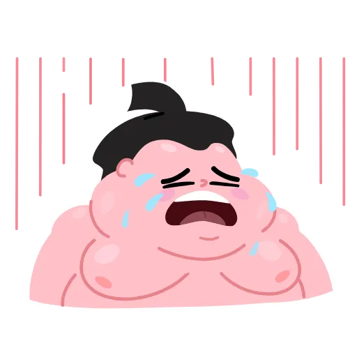 😢 Стикер «Sumo» для Telegram