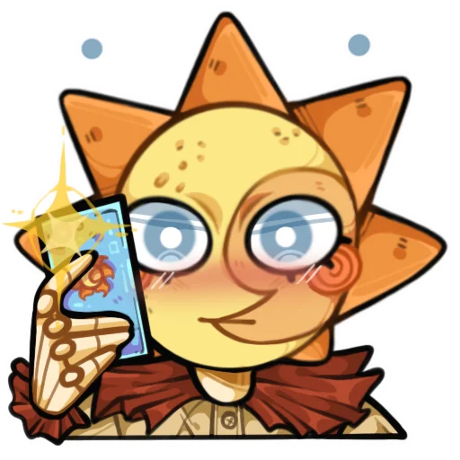 😳 Стикер «Sundrop and Moondrop» для Telegram