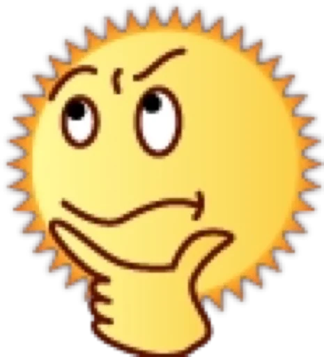 🤔 Стикер «Солнце» для Telegram