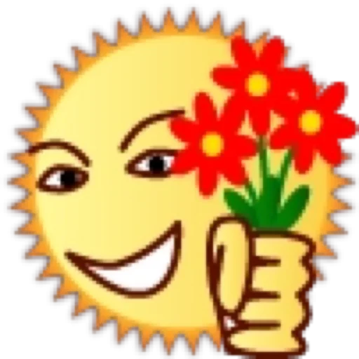 🥰 Стикер «Солнце» для Telegram