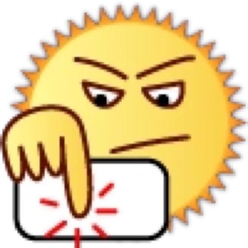 🧐 Стикер «Солнце» для Telegram