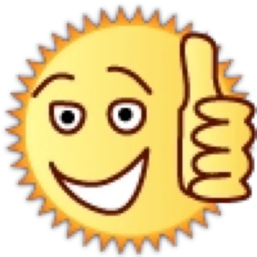 👍 Стикер «Солнце» для Telegram