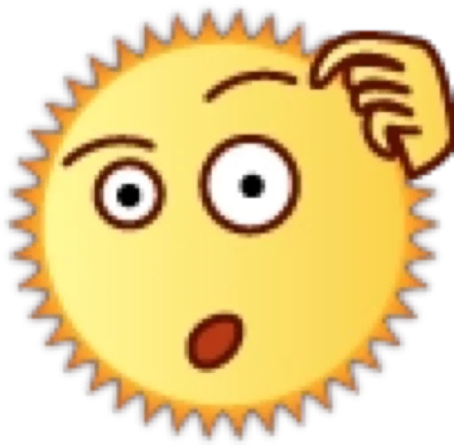 🤨 Стикер «Солнце» для Telegram