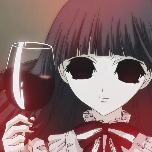 🫐 Стикер «Sunako Kirishiki» для Telegram