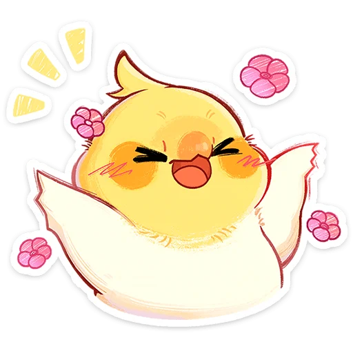 🐣 Стикер «Лучик» для Telegram
