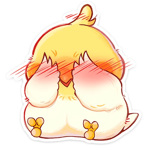 🐣 Стикер «Лучик» для Telegram