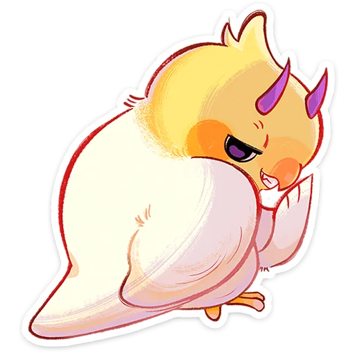 🐣 Стикер «Лучик» для Telegram
