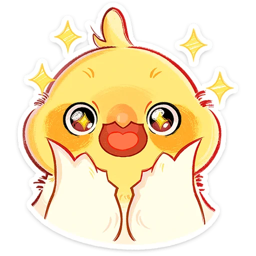 🐣 Стикер «Лучик» для Telegram