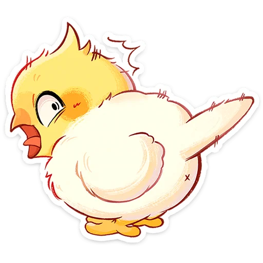 🐣 Стикер «Лучик» для Telegram