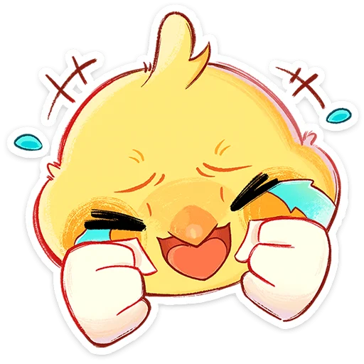 🐣 Стикер «Лучик» для Telegram