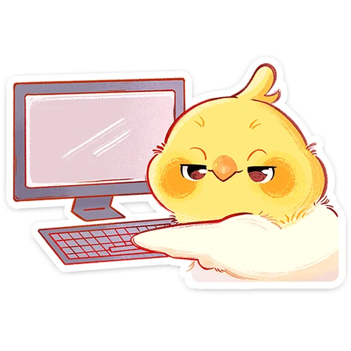 🐣 Стикер «Лучик» для Telegram