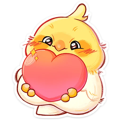 🐣 Стикер «Лучик» для Telegram