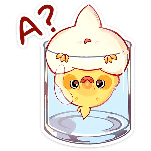 🐣 Стикер «Лучик» для Telegram