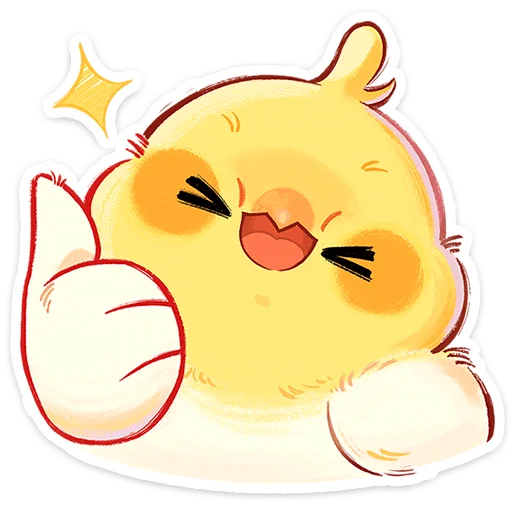 🐣 Стикер «Лучик» для Telegram