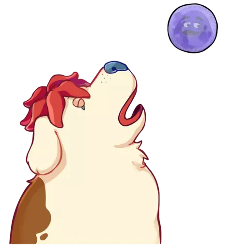 🌕 Стикер «Sundae Odysseus» для Telegram