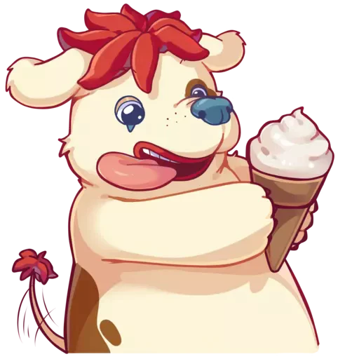 🍦 Стикер «Sundae Odysseus» для Telegram