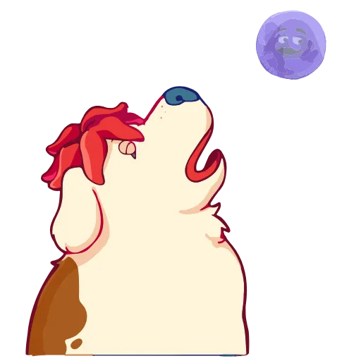 🌕 Эмодзи «Sundae Odysseus» для Telegram