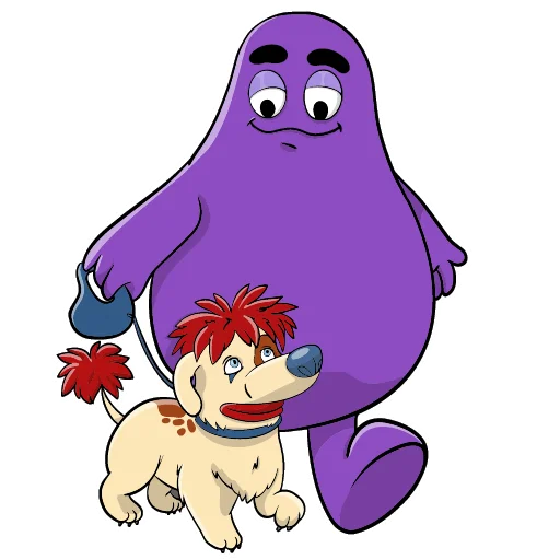 Стикерпак GRIMACE_FAMILY для Telegram