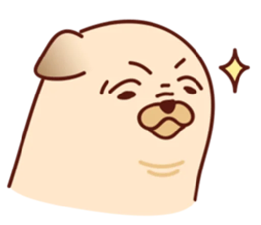 ✨ Стикер «Sundae the Pug» для Telegram