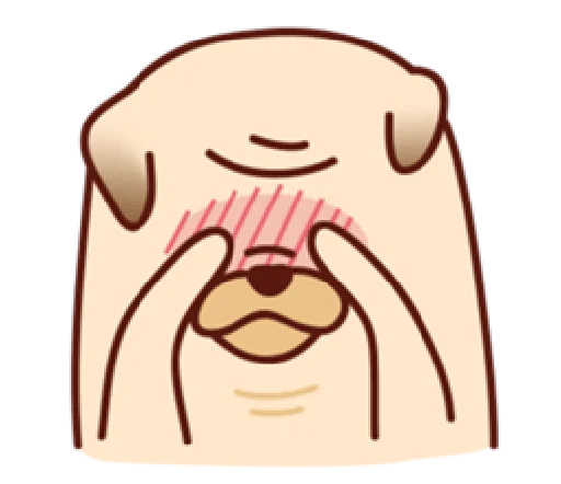 😳 Стикер «Sundae the Pug» для Telegram