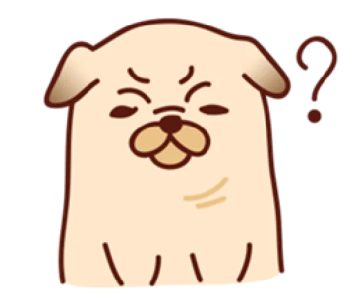 😟 Стикер «Sundae the Pug» для Telegram