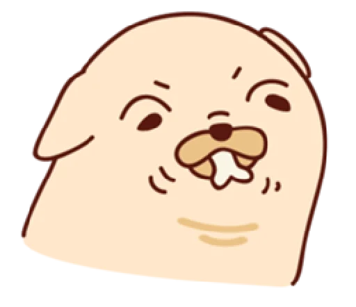 😋 Стикер «Sundae the Pug» для Telegram