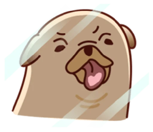 😝 Стикер «Sundae the Pug» для Telegram