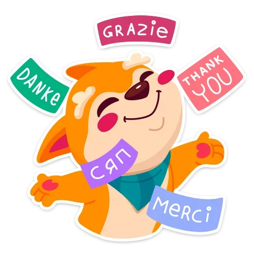 🙏 Стикер «Пёсик Санни» для Telegram