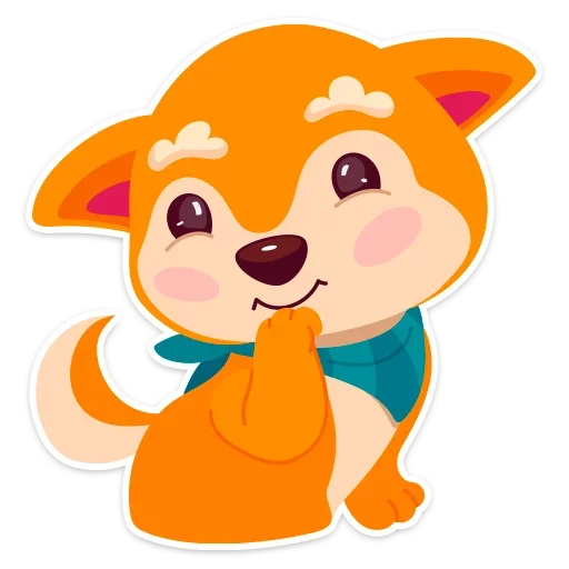 🤭 Стикер «Пёсик Санни» для Telegram