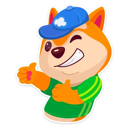 👍 Стикер «Пёсик Санни» для Telegram
