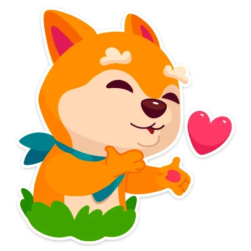 😘 Стикер «Пёсик Санни» для Telegram