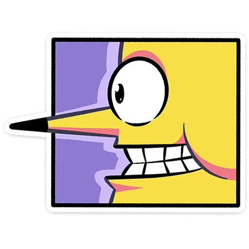 😬 Стикер «Солнечные зайчики» для Telegram