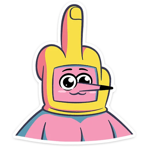 🖕 Стикер «Солнечные зайчики» для Telegram