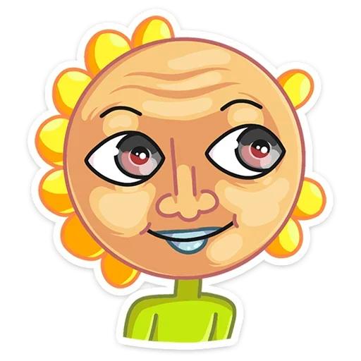 🌞 Стикер «Санни» для Telegram