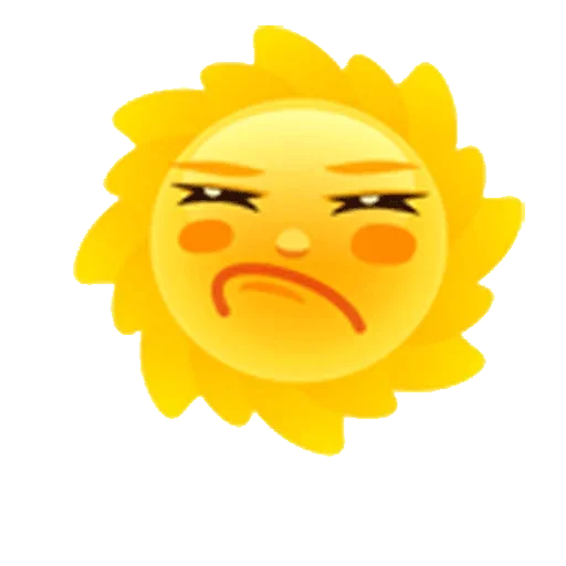 ☀️ Стикер «Sun» для Telegram