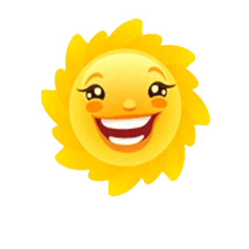 🌤 Стикер «Sun» для Telegram