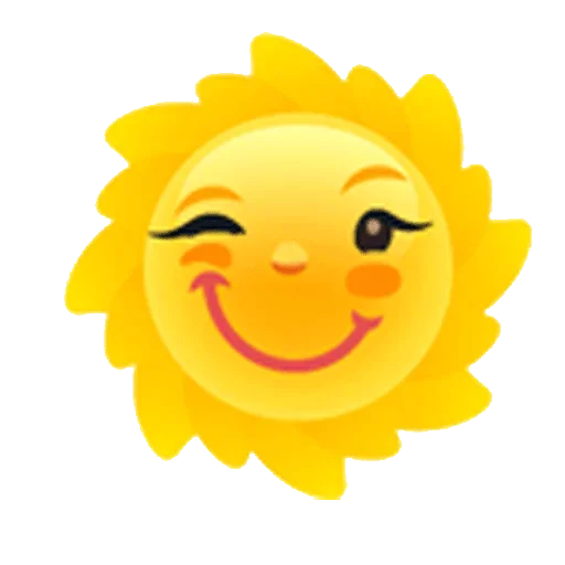 🌤 Стикер «Sun» для Telegram