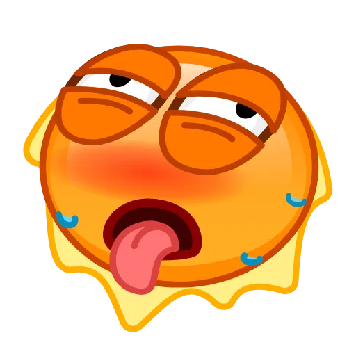 🥵 Стикер «Sun Emoji» для Telegram