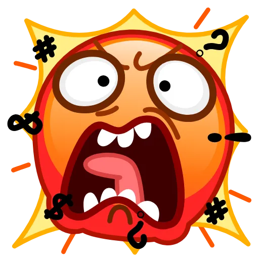 🤬 Стикер «Sun Emoji» для Telegram