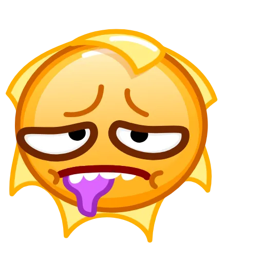 🤩 Стикер «Sun Emoji» для Telegram