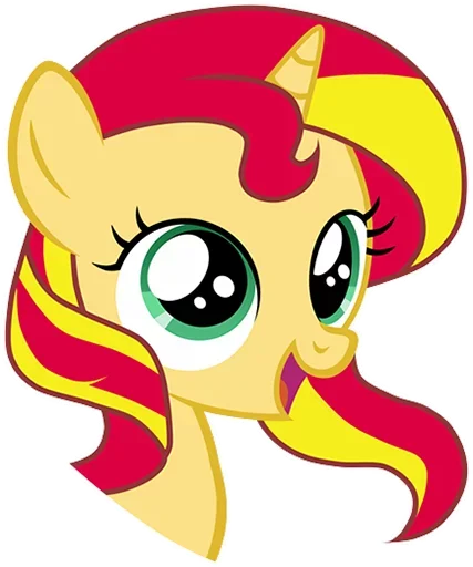 😃 Стикер «Sunset Shimmer» для Telegram