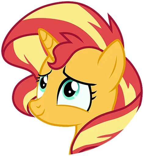 🙂 Стикер «Sunset Shimmer» для Telegram
