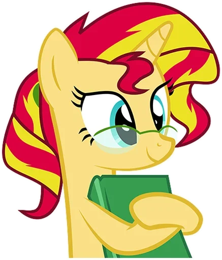 📗 Стикер «Sunset Shimmer» для Telegram